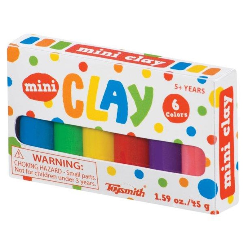 Toysmith Mini Modeling Clay Set 6 Colors