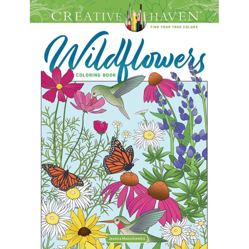 Dover Publications Wildflowers Coloring Book