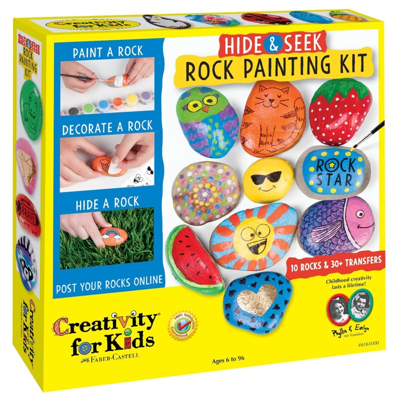 Faber Castell Hide & Seek Rock Painting