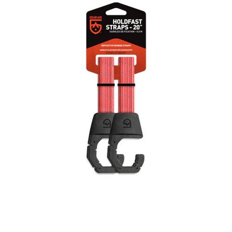 Gear Aid Inc. 20″ Holdfast Straps – Orange  Reflective