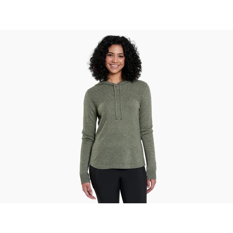 Kuhl Kortina  Hooded Sweater – Soft Pine
