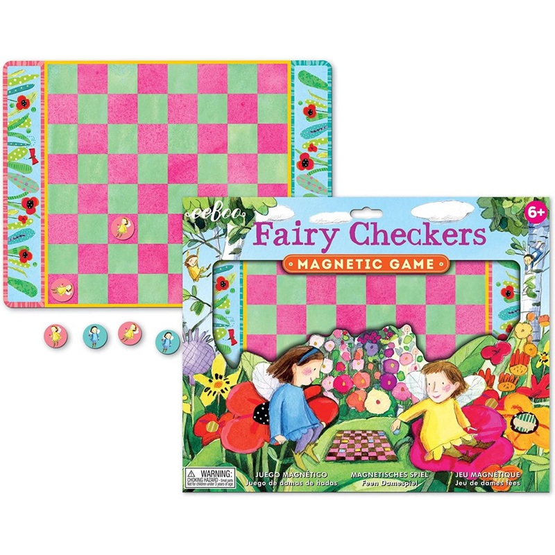Eeboo Fairy Checkers Magnetic