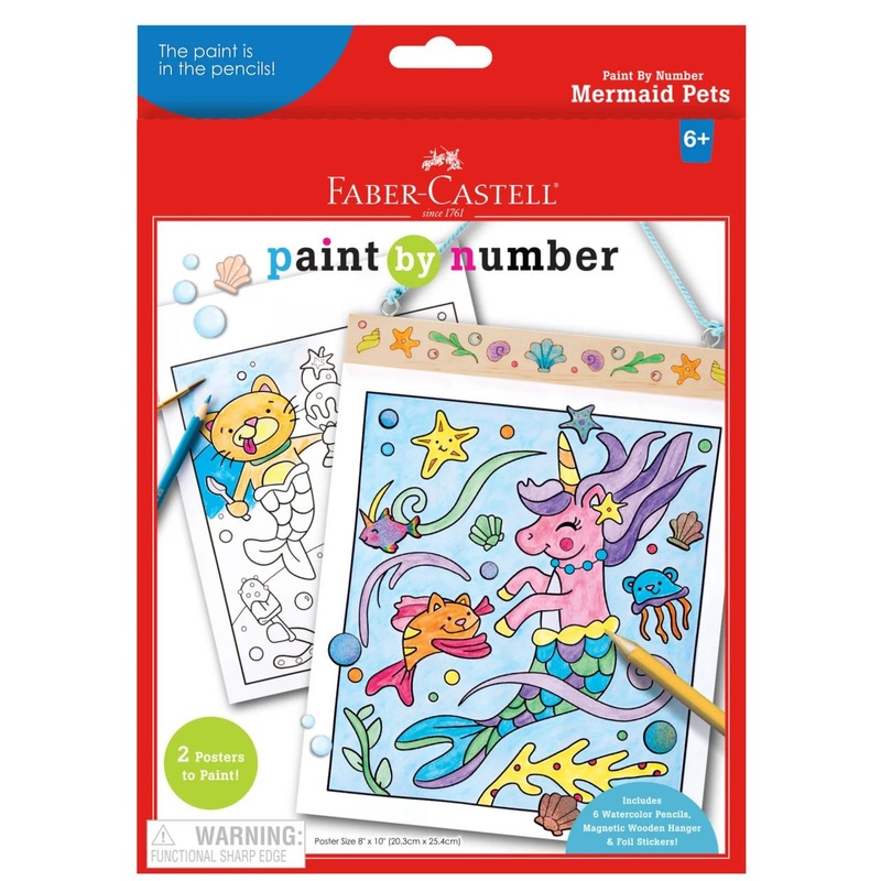 Faber Castell Paint By Number Mermaid Pets