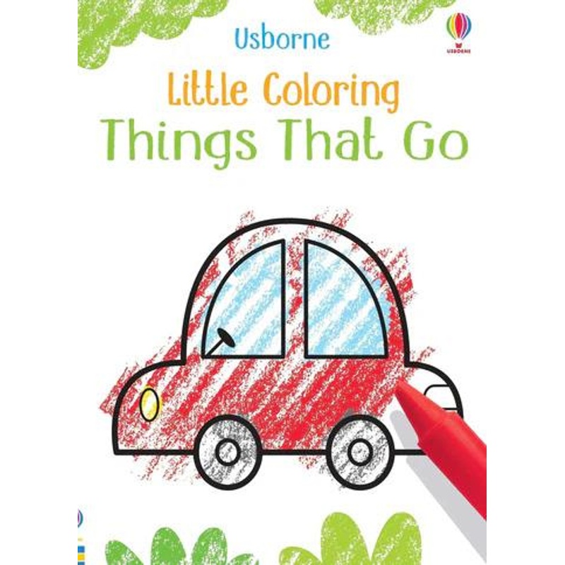 Harper Collins Little Coloring Things That Go