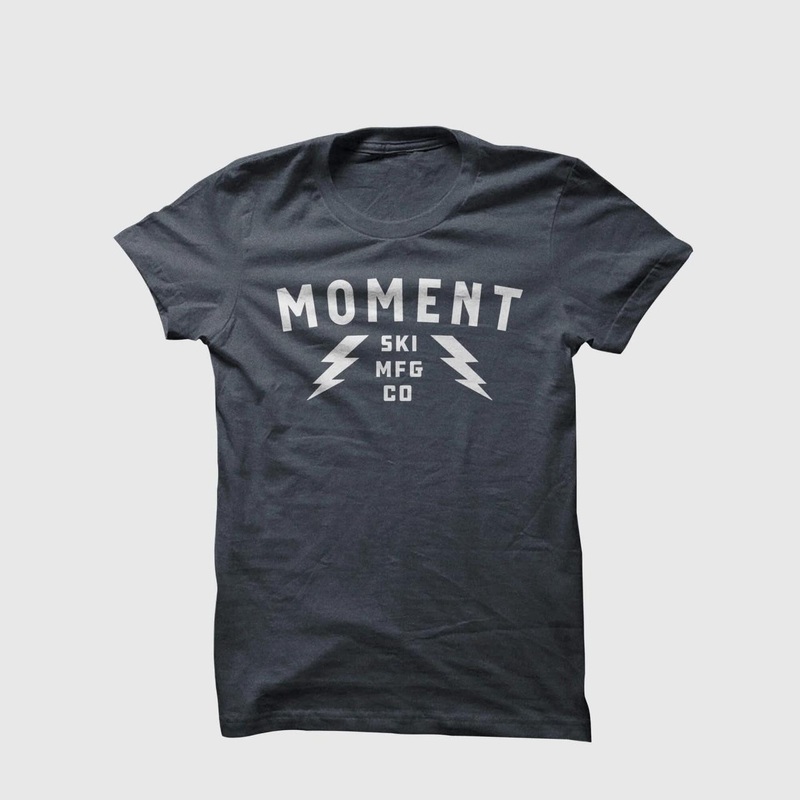 Moment Ski Mfg Logo Shirt – Petrol Blue