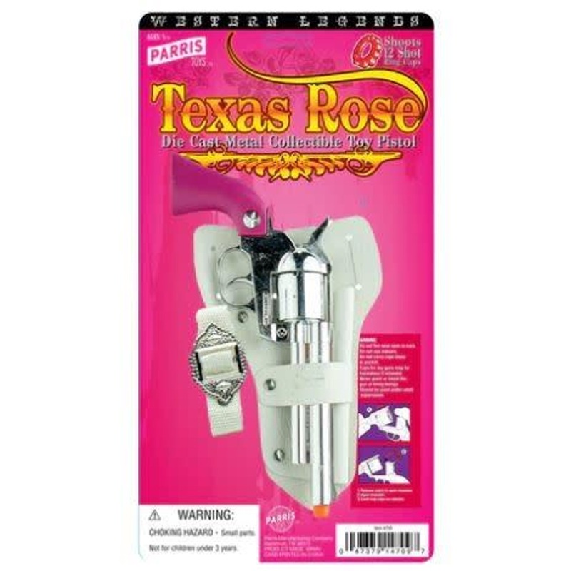 Parris Manufacturing Texas Rose Toy Pistol & Holster Set