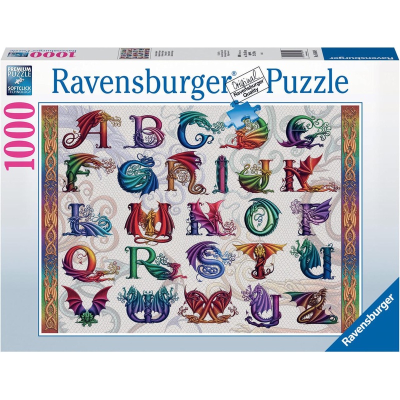 Ravensburger Dragon Alphabet 1000PC Puzzle