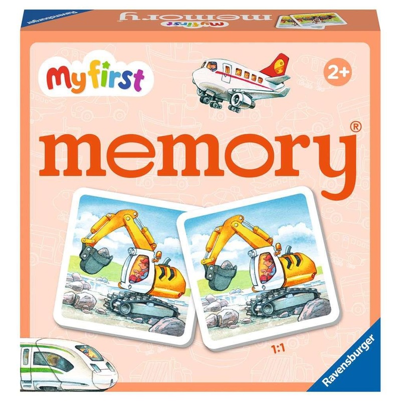 Ravensburger My First – Memory Matching Game – Vehicles