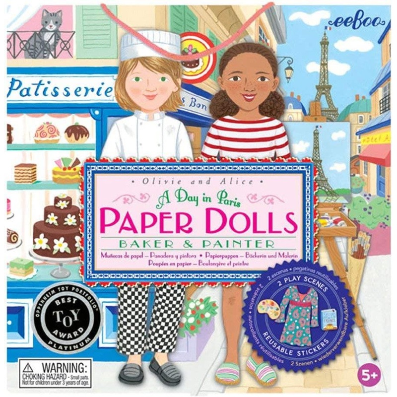 Eeboo Baker & Painter Dolls