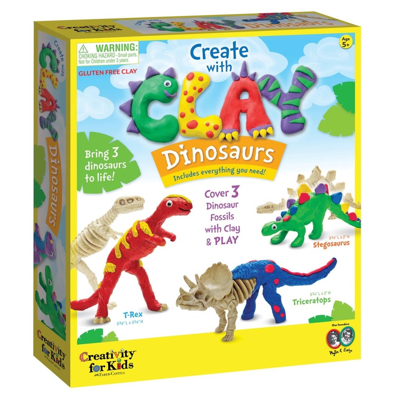 Faber Castell Create With Clay Dinosaurs
