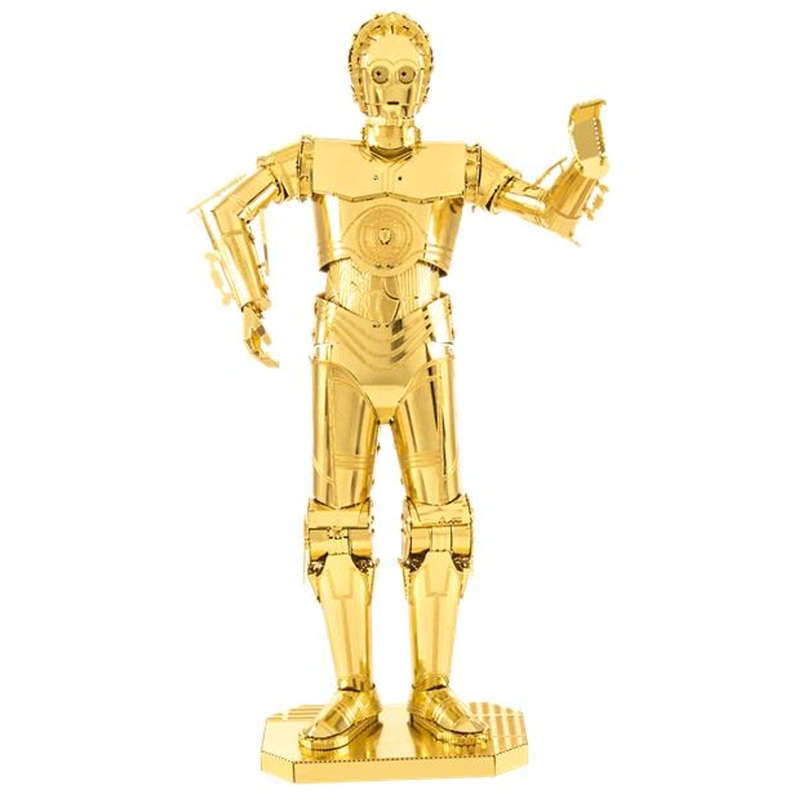 Fascinations Metal Earth Gold C-3PO