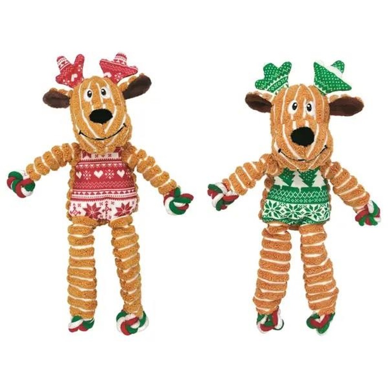 Kong Holiday Floppy Knots Reindeer