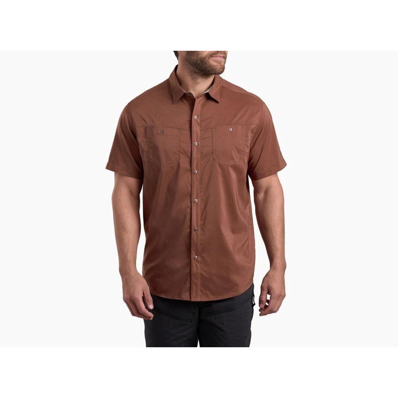 Kuhl Men’s Stealth Short Sleeve – Rustic Brick