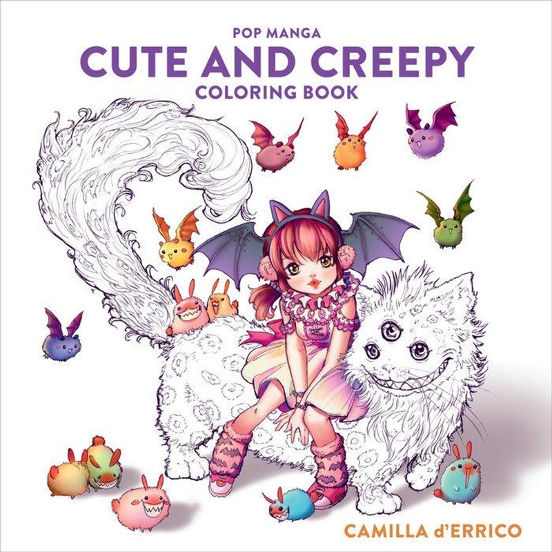 Penguin Pop Manga Cute and Creepy Coloring Book