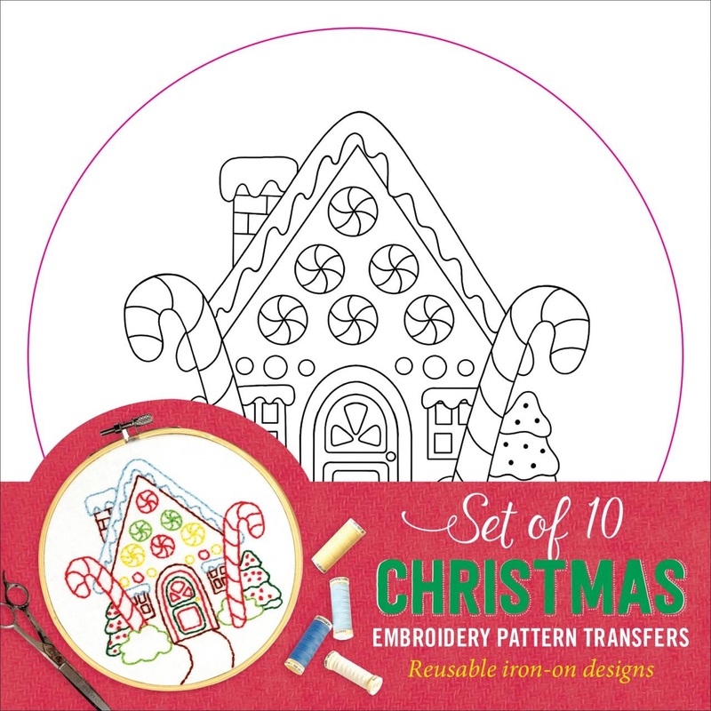 Peter Pauper Christmas Embroidery Transfers