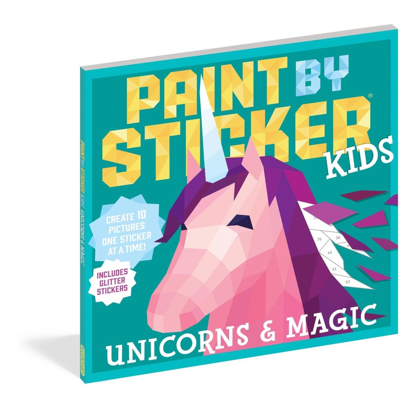 Workman Publishing Paint By Sticker Kids Unicorns & Magic