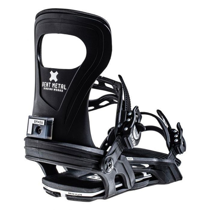 Bent Metal Bolt Bindings Black