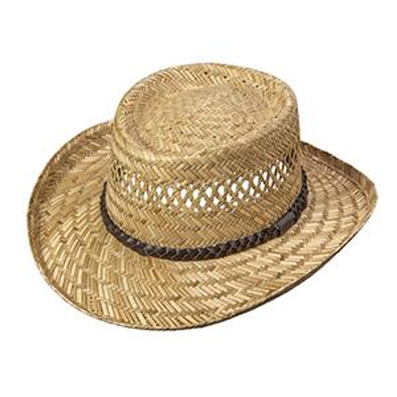 Broner Lindu Gambler Straw Hat