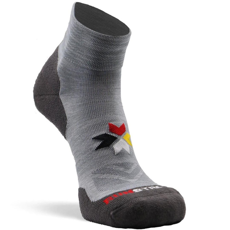 Fox River Mills Inyanka Medium Weight Quarter Crew Running Sock Grey