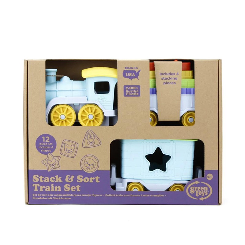 Green Toys Stack & Sort Train Set