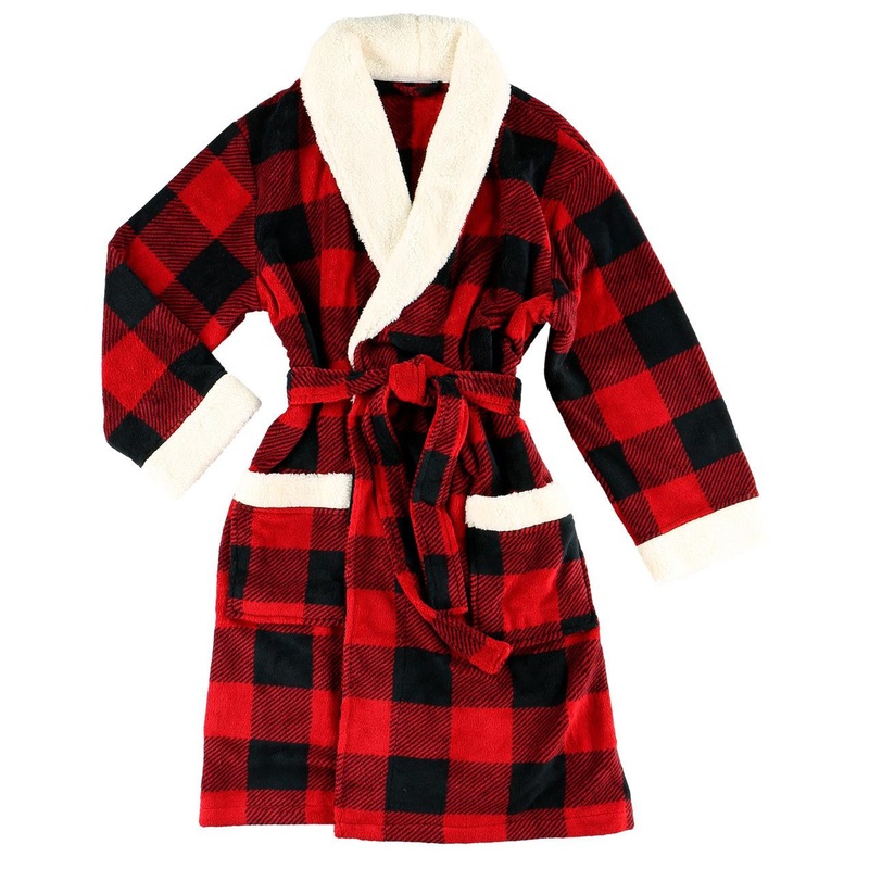 Lazy One Women’s Moose Plaid Bathrobe