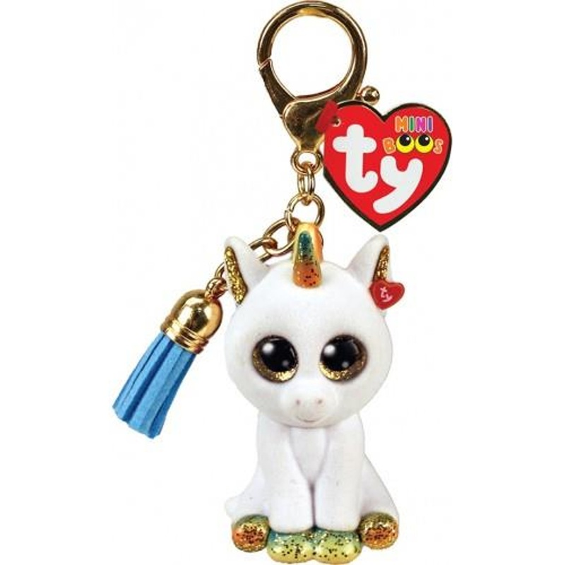 Ty Inc Mini Boos Clip PIXY the Unicorn