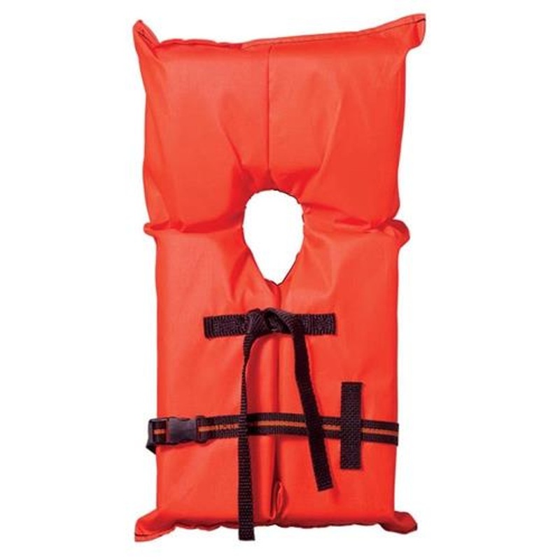 Absolute Outdoors Type II Orange PFD