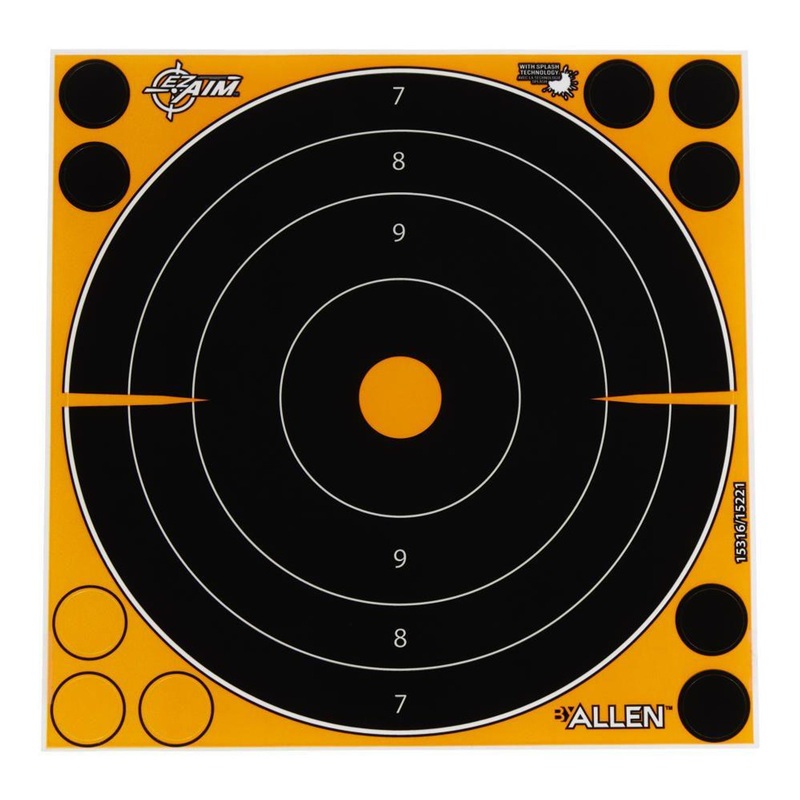 Allen Co, Inc. Ez Aim 8in Bulleye, 6 Pack
