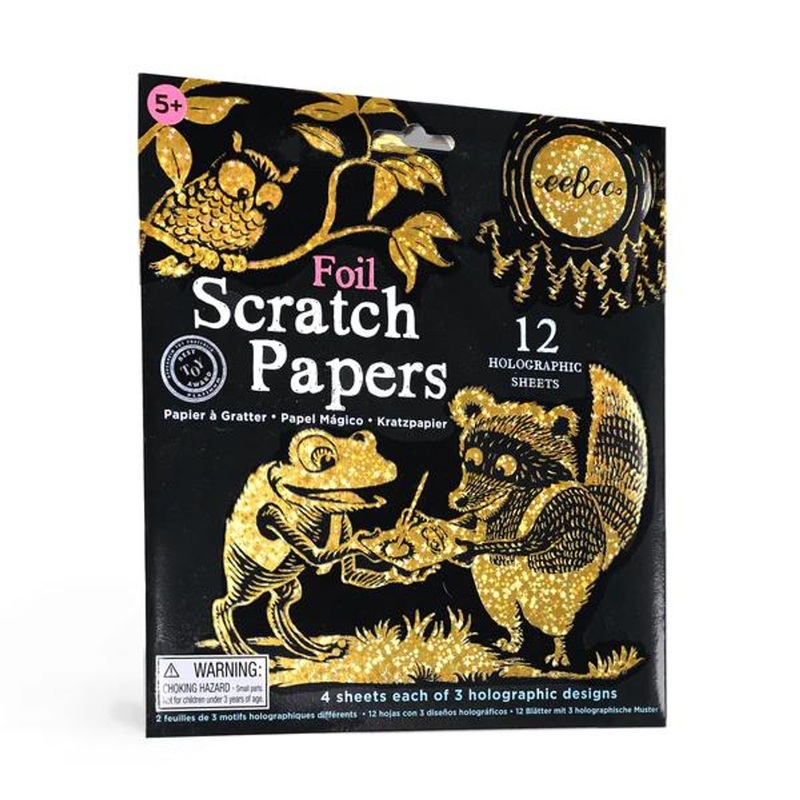 Eeboo Foil Scratch Paper