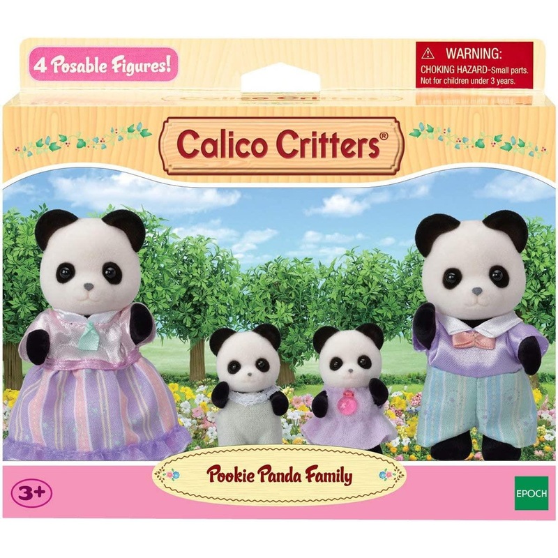 Epoch Everlasting Pookie Panda Family
