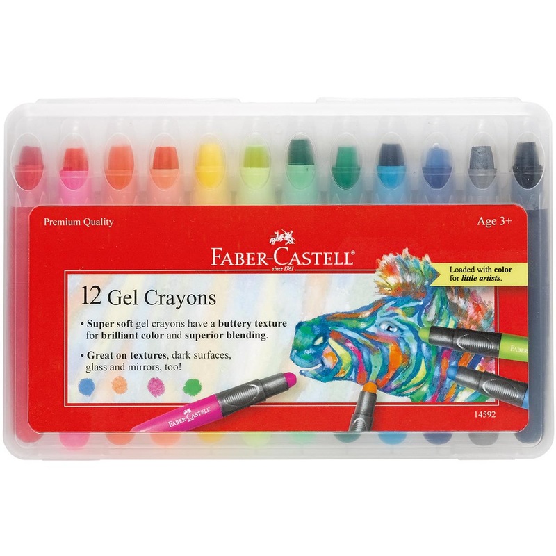 Faber Castell 12ct Gel Crayons with Storage Case