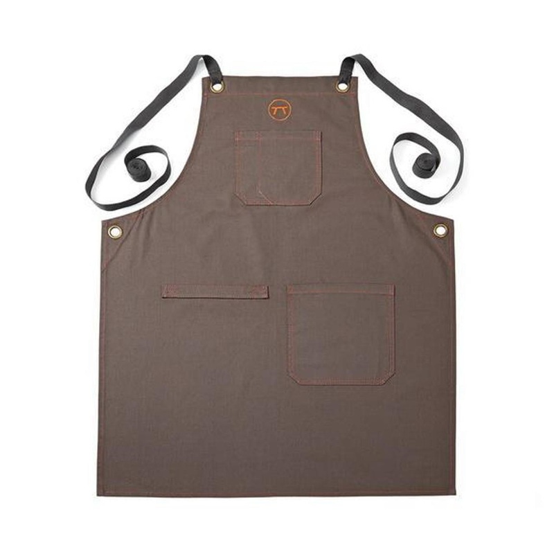 Fox Run Brands Outset Canvas Apron Brown