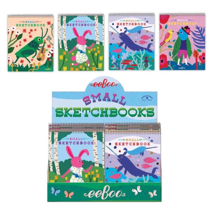 Eeboo Small Sketchbooks Animals