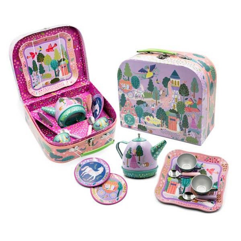 Floss & Rock Fairy Tale 11 Piece Musical Tin Tea Set