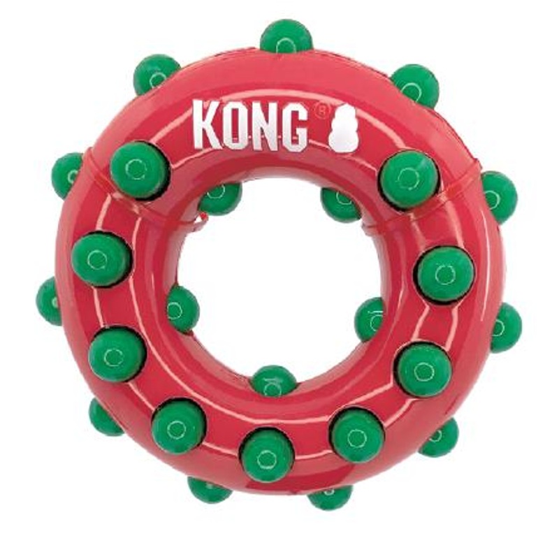 Kong Holiday Dotz Ring Small