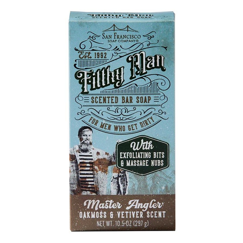 San Francisco Soap Company Filthy Man Bar Soap – Master Angler: Oakmoss & Vetiver