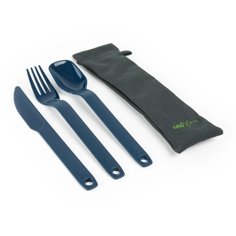 Uco Eco 3-Piece Everyday Utensil Set W/Case – Ocean Blue