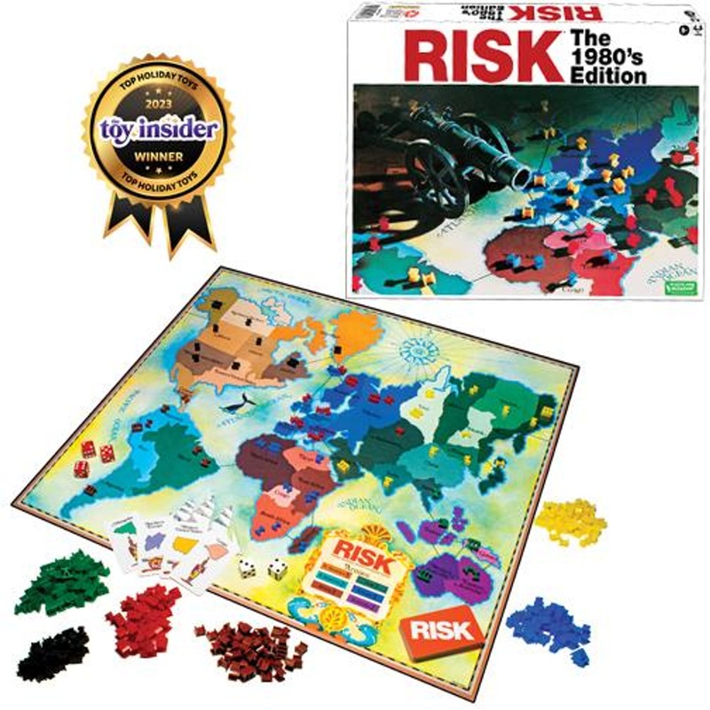 Winning Moves Risk 1980’s Edition