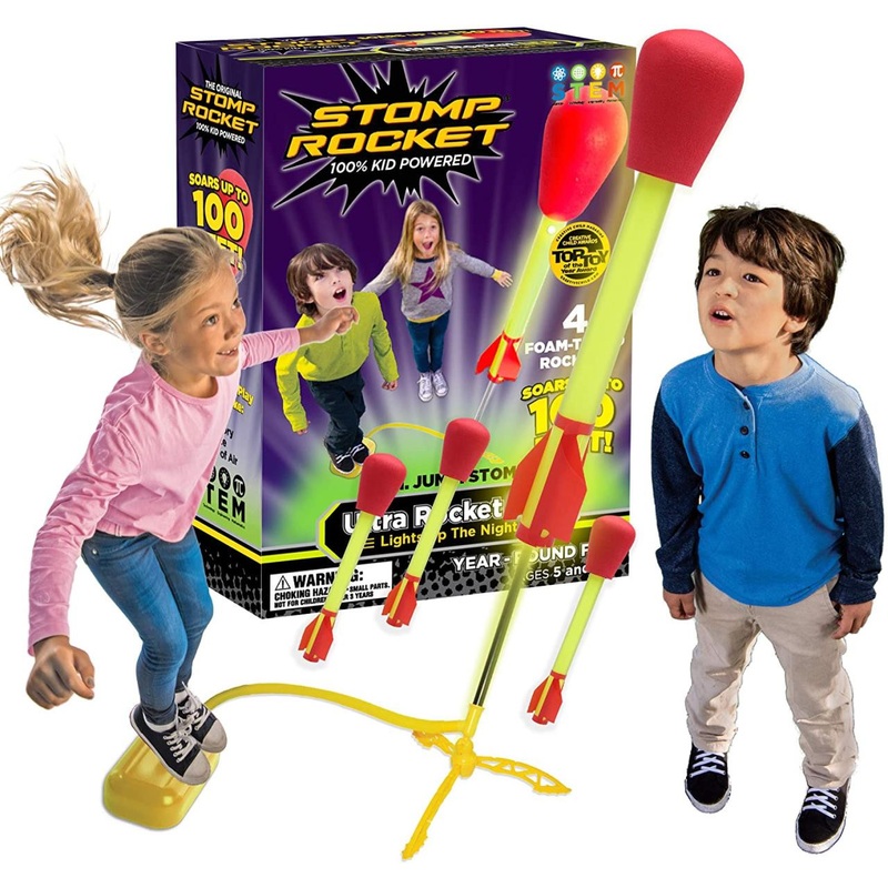 D&l The Original Stomp Rocket Ultra LED Rocket Launcher