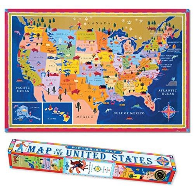 Eeboo Map of the United States