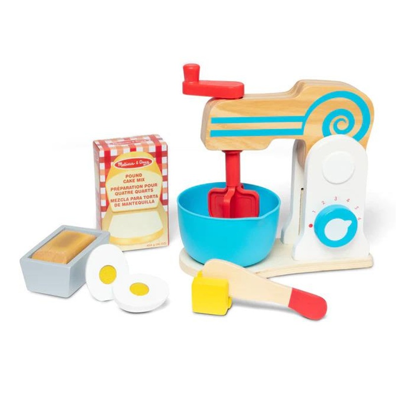 Mellissa & Doug Wooden Make-A-Cake Mixer Set