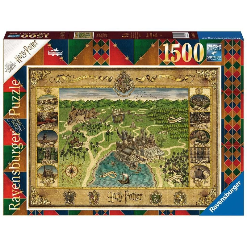 Ravensburger Hogwarts Map 1500pc Puzzle