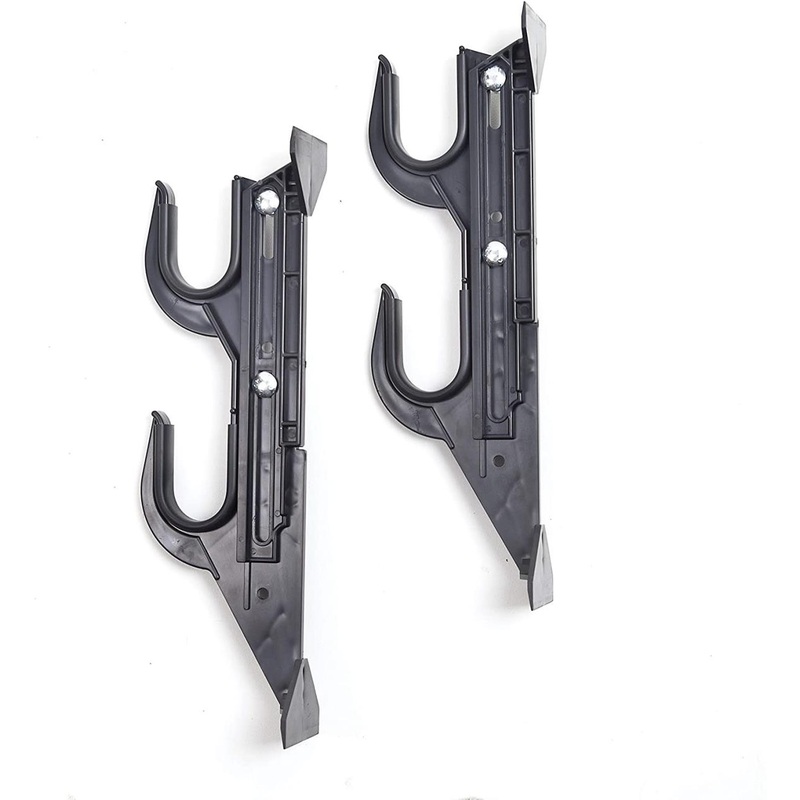 Allen Co, Inc. Allen 17450 Plastic No Drill 2 Rack Black