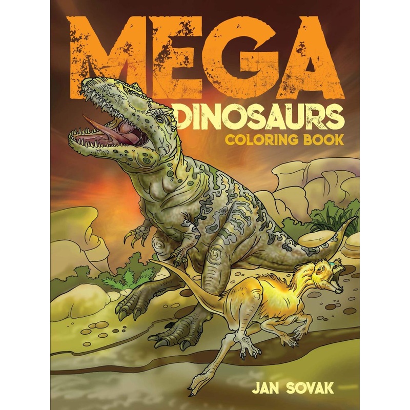 Dover Publications Mega Dinosaurs Coloring Book