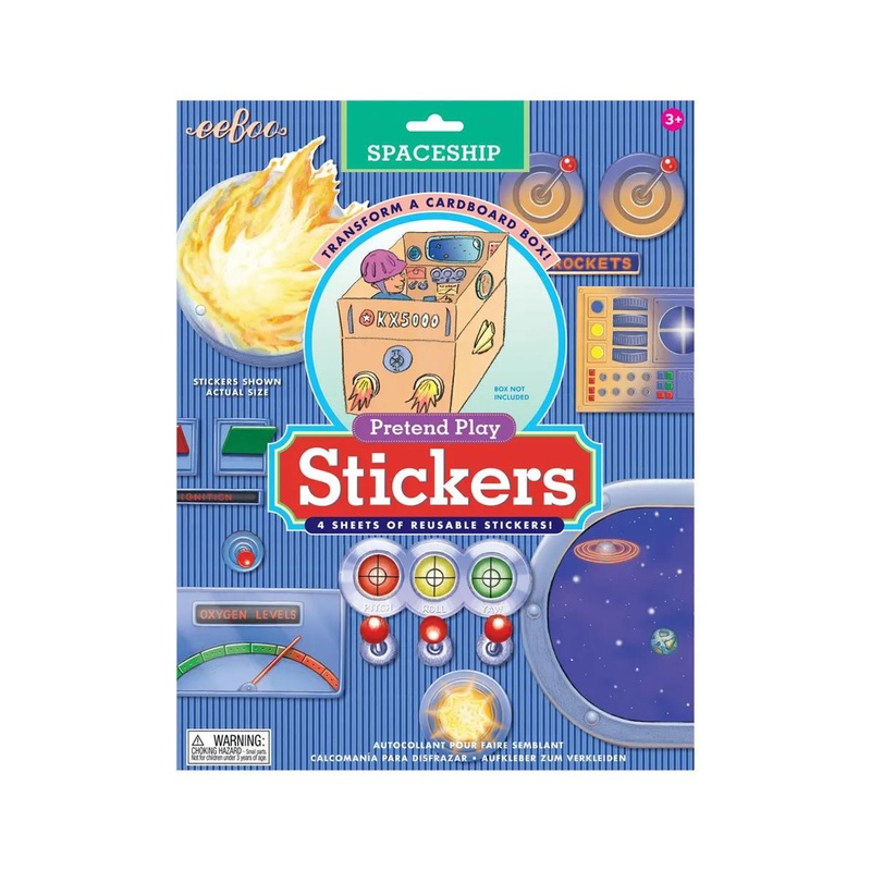 Eeboo Spaceship Stickers