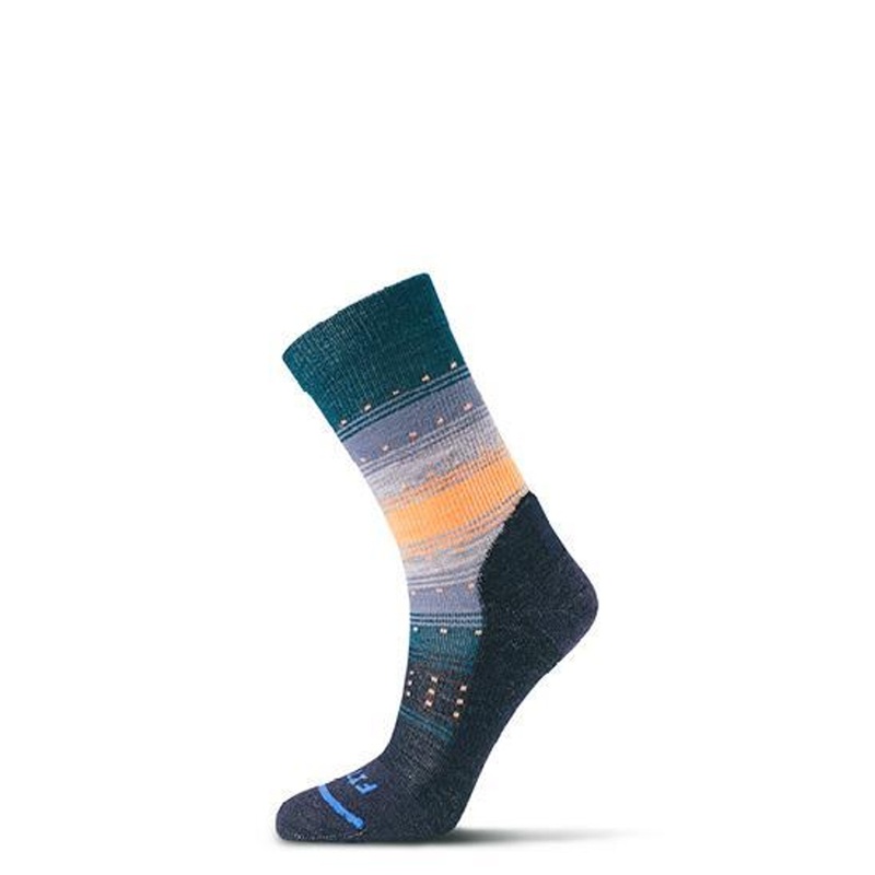 Fits Socks Womens Casual Gradient Crew