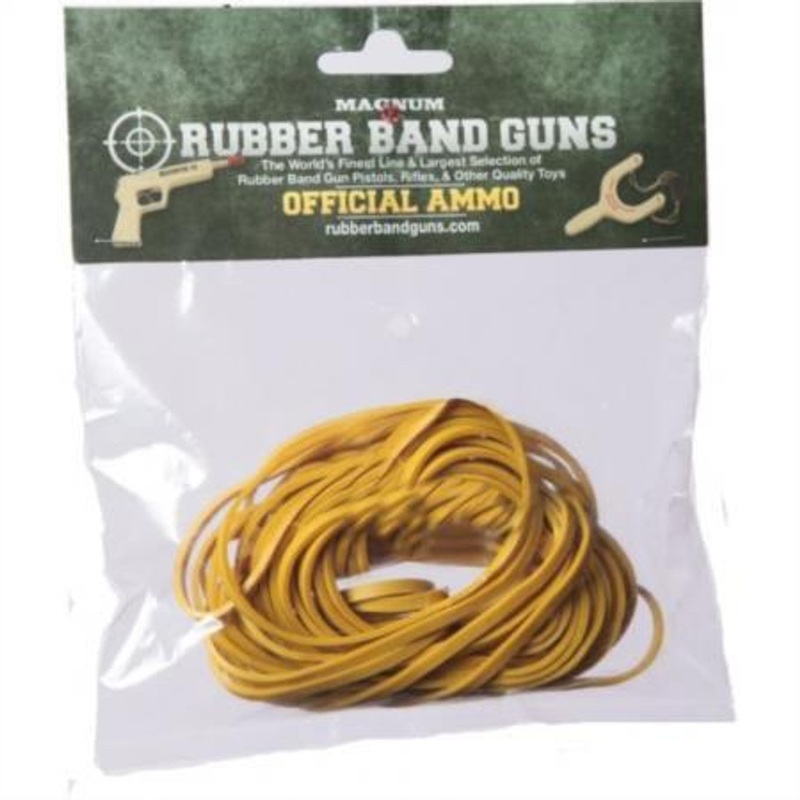Magnum Toys Rubber Band Guns Official Yellow Ammo – 1 Oz Bag