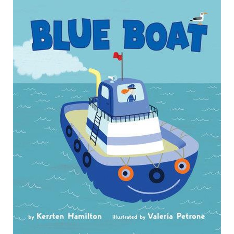 Penguin Blue Boat