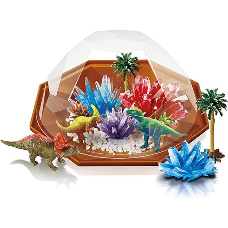 Toysmith 4M-Crystal Growing Dino Crystal Terrarium
