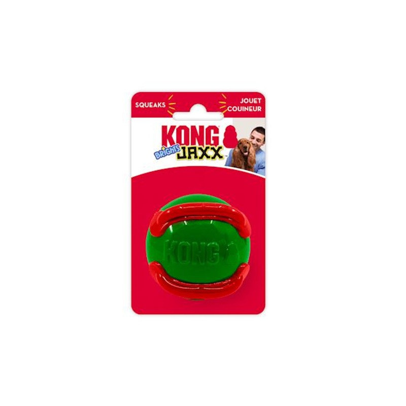 Kong Holiday Jaxx Brights Ball Medium